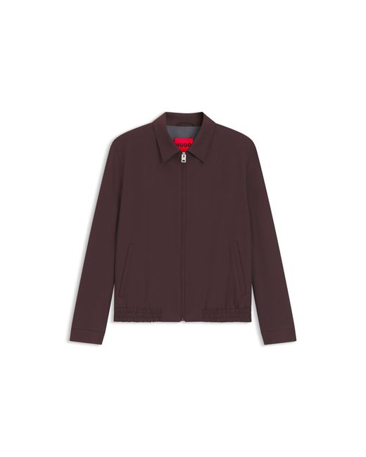 HUGO Brown Slim-Fit Jacket for men