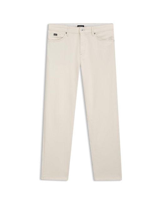 Boss Natural Straight-Fit Jeans for men