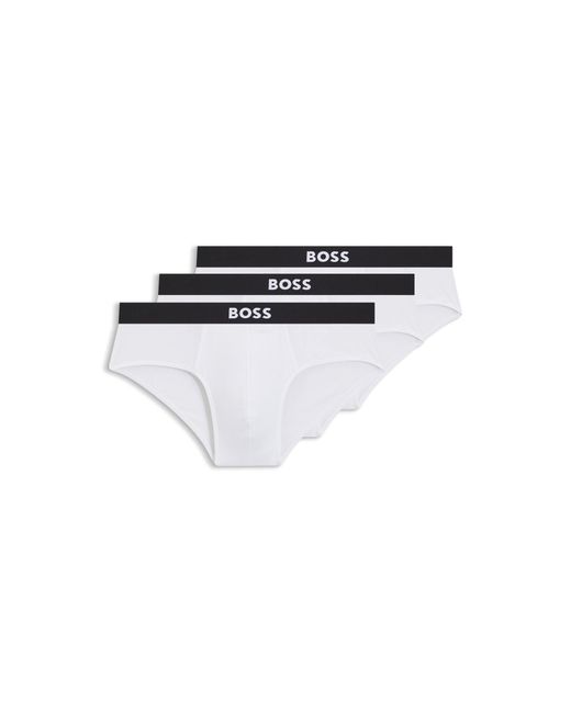 Boss Black Three-Pack Low-Rise Briefs for men