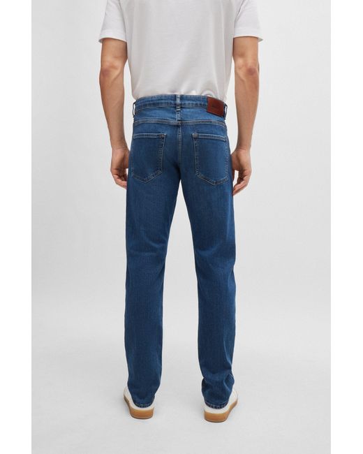 Boss Slim-fit Jeans In Blue Comfort-stretch Denim for men