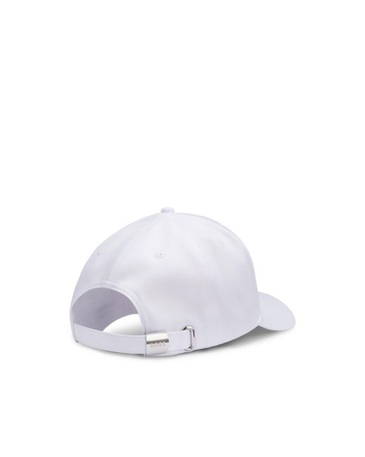 Boss White Logo Cap for men