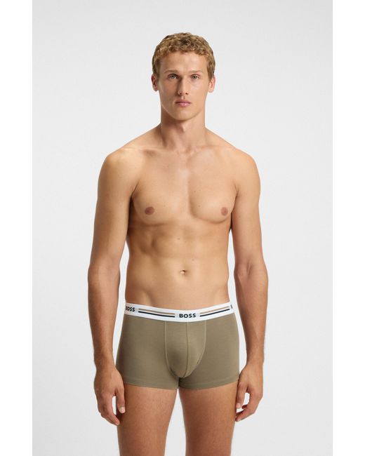 Boss Black Patterned Men's Underwear Size M for men