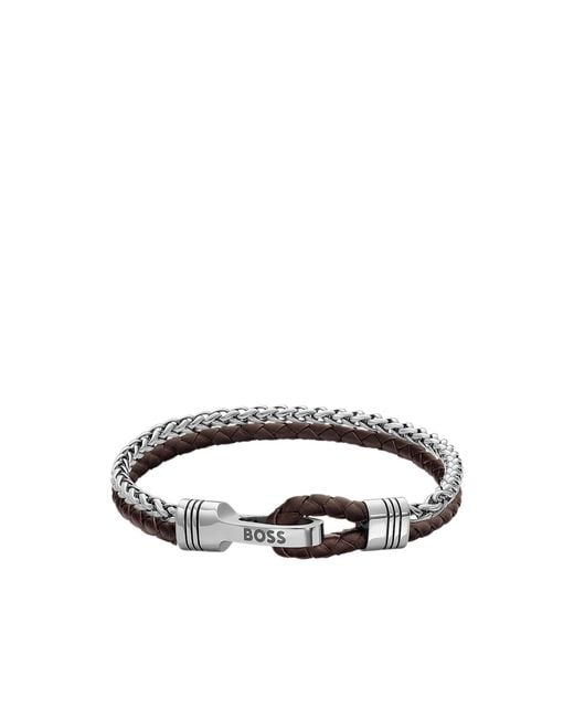 Boss Multicolor Braided Cuff for men