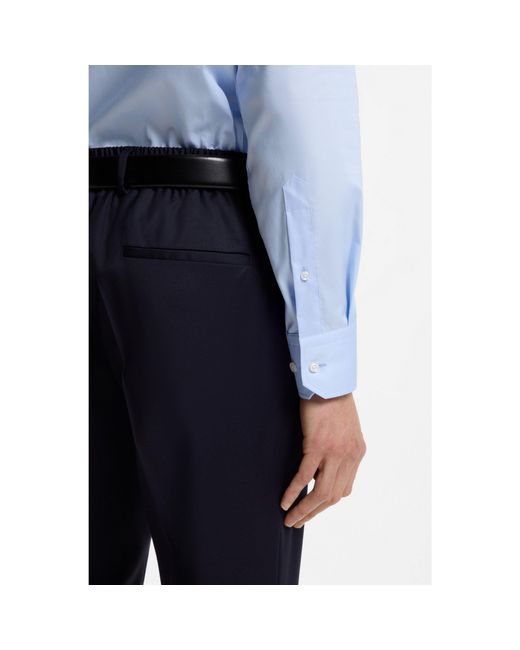 Boss Blue Regular-Fit Shirt for men