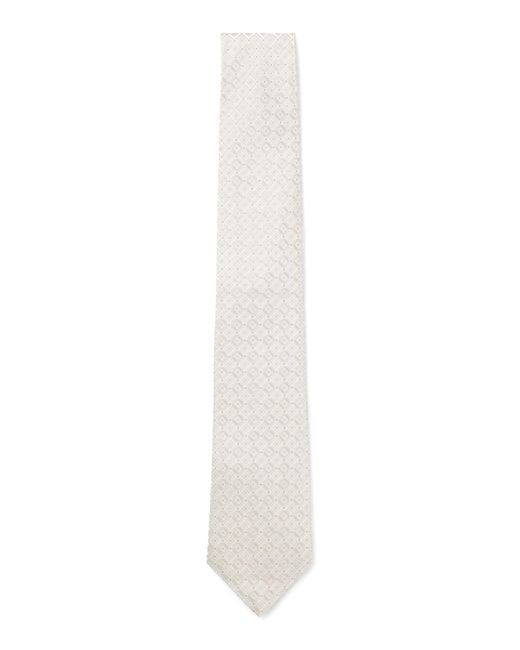 Cravatta di Boss in White da Uomo