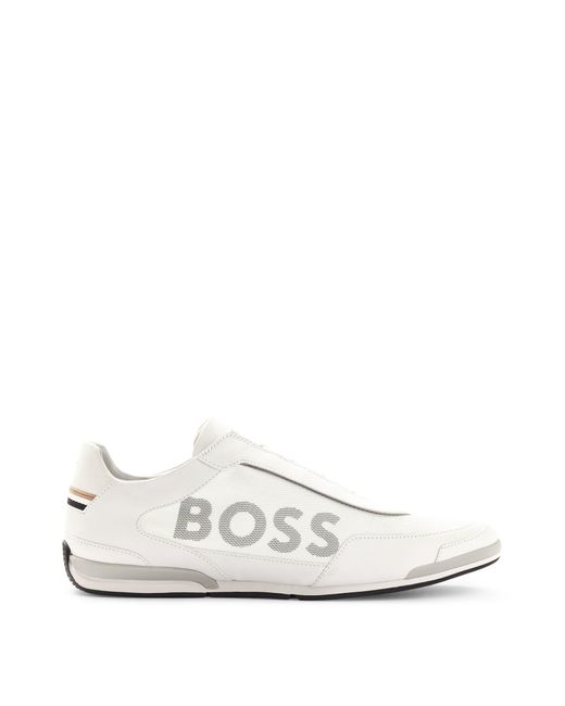 mens hugo boss trainers white