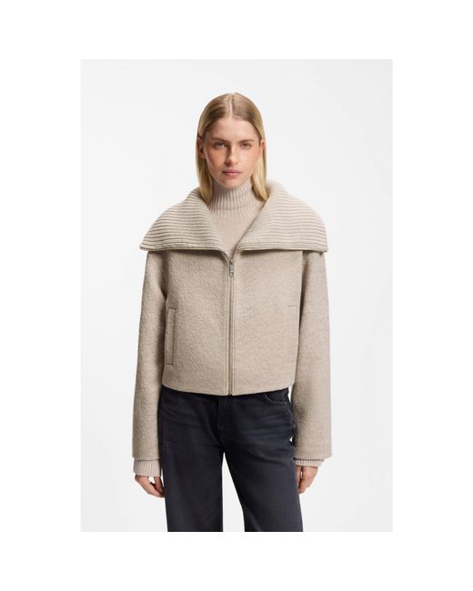 Boss Natural Zip-Front Jacket
