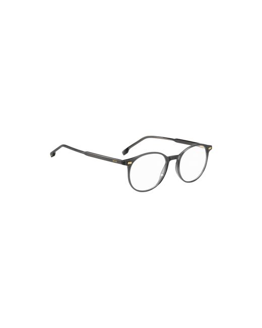 Boss Metallic Dark- Optical Frames With-Tone Trims for men