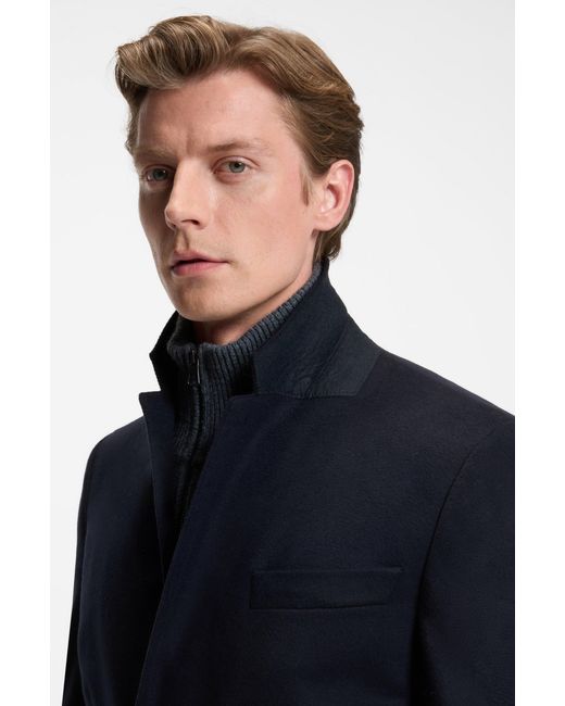 Boss Dark Blue Men's Formal Coats Size 34r for men