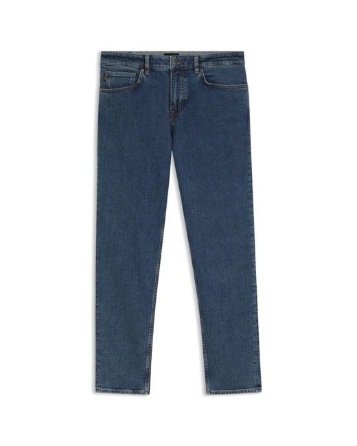 Boss Blue Regular-Fit Jeans for men