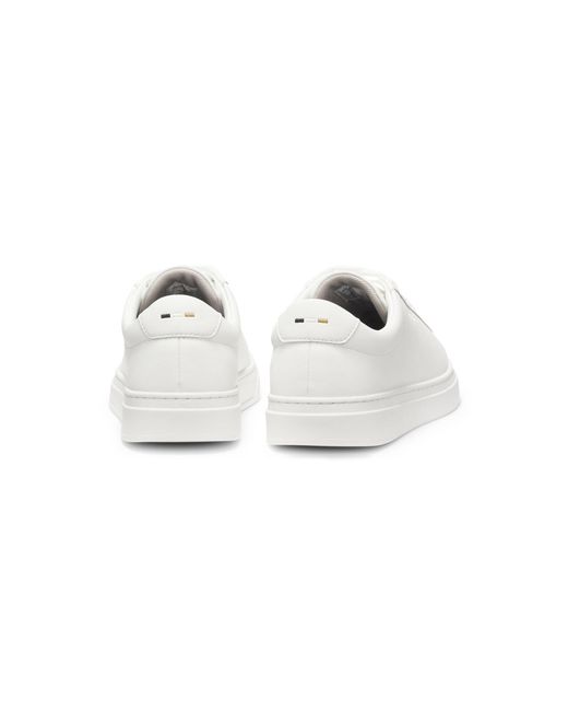 Boss White Cupsole Trainers for men