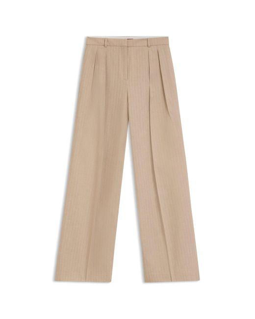 HUGO Natural Regular-Fit Trousers