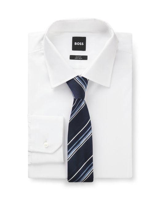 Cravatta di Boss in Blue da Uomo