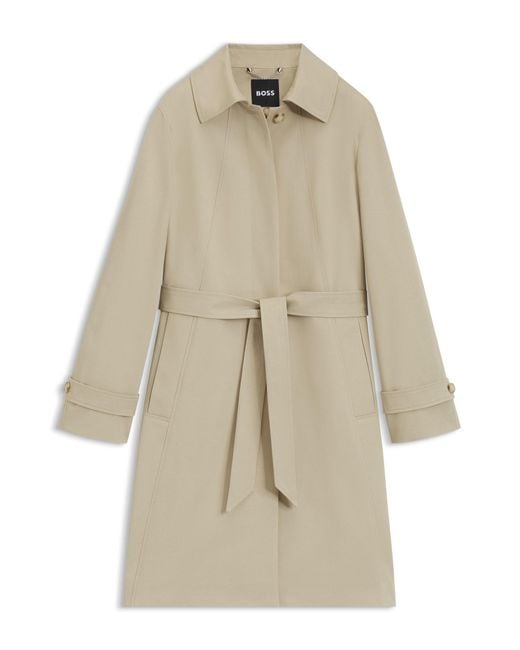 Manteau Déperlant Avec Ceinture Et Gilet Sans Manches Intérieur Amovible Boss en coloris Natural