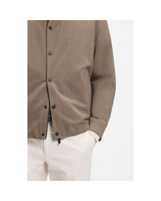 Boss Brown X Aston Martin Wool-Blend Jacket for men