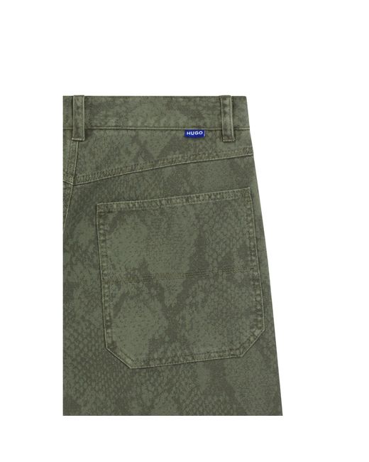 HUGO Green Baggy-Fit Trousers for men