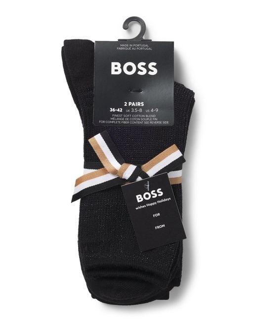 Boss Black Zweier-Pack Mittelhohe Socken