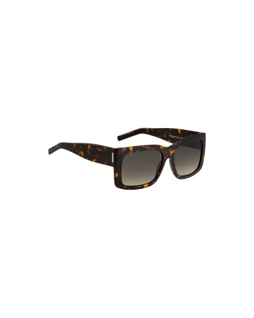 Boss Black Havana Bio-Acetate Sunglasses With Signature Hardware