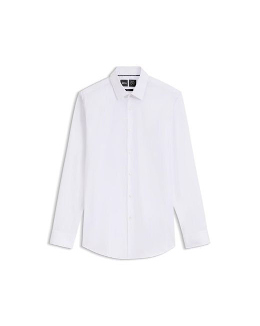 Boss White Extra-Slim-Fit Shirt for men