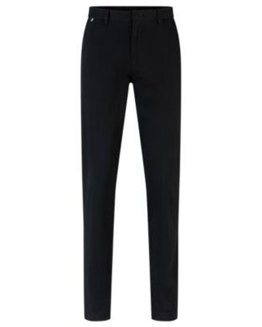 Chino Slim En Gabardine De Coton Stretch Boss pour homme en coloris Blue