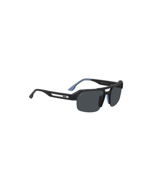 Boss Black Sunglasses With Temple Insert And Logo for men