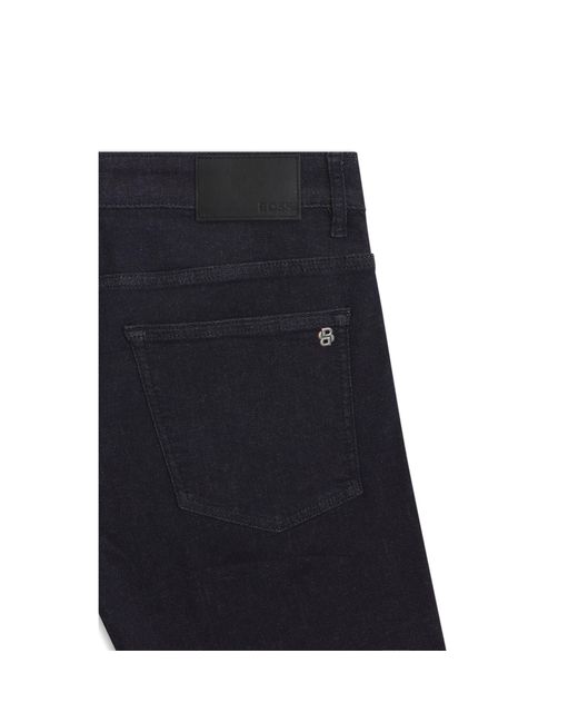 Boss Blue Delaware Slim-Fit Jeans for men