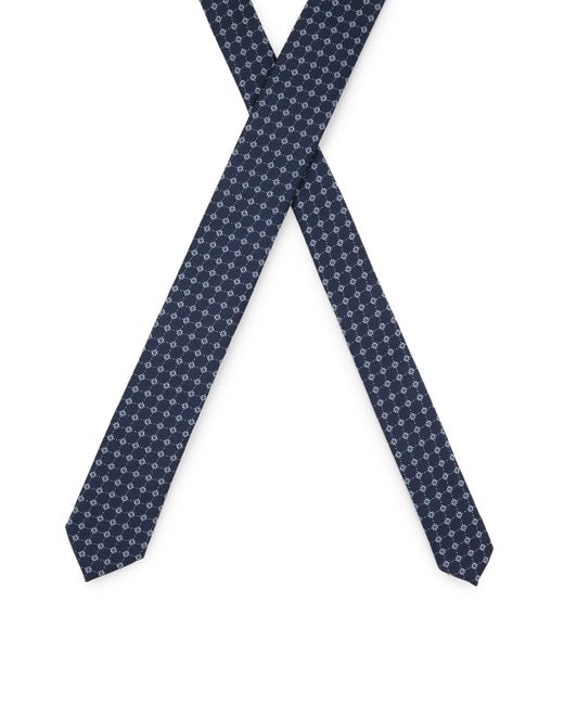 Boss Krawatte aus Seiden-Mix mit Jacquard-Webstruktur in Blue für Herren