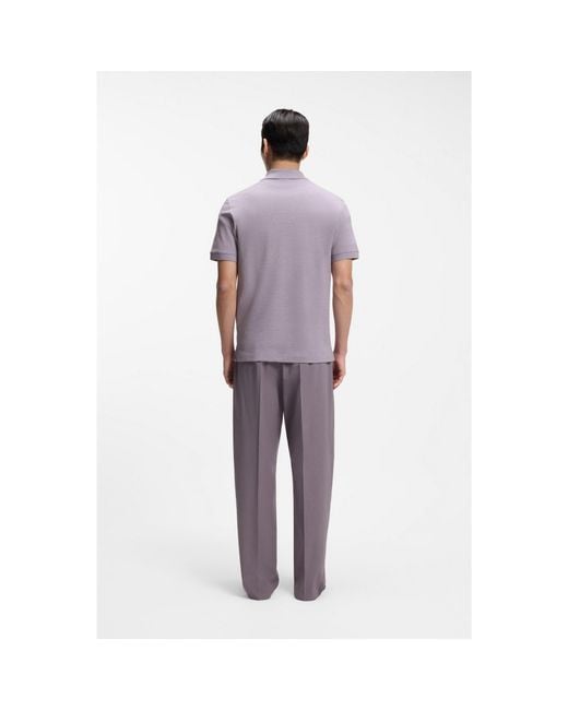 Boss Purple Pallas Polo Shirt for men