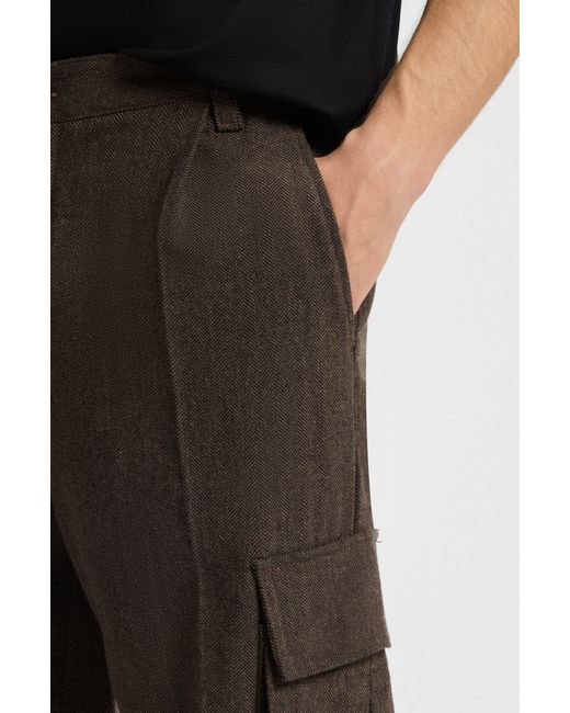 HUGO Black Brown Men's Casual Pants Size M for men