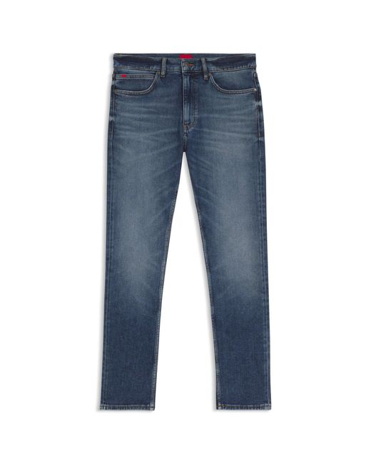 HUGO Blue Slim-Fit Jeans for men