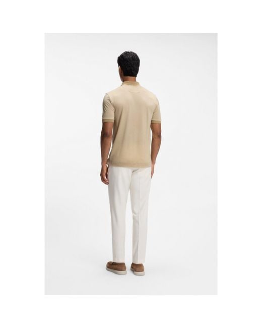 Boss Natural Regular-Fit Polo Shirt for men