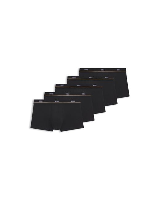 Boss Black Five-Pack Of Trunks for men