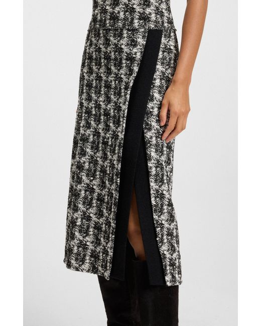 Boss White Patterned Women's Business Dresses Size 8