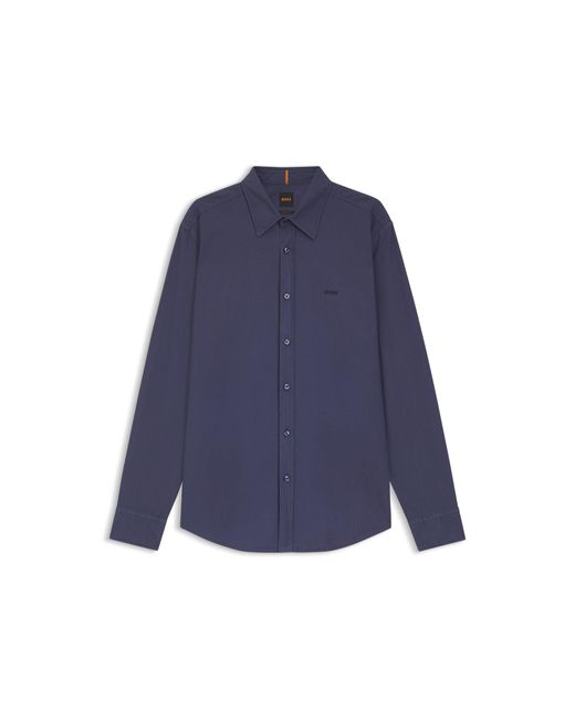 Boss Blue Regular-Fit Shirt for men