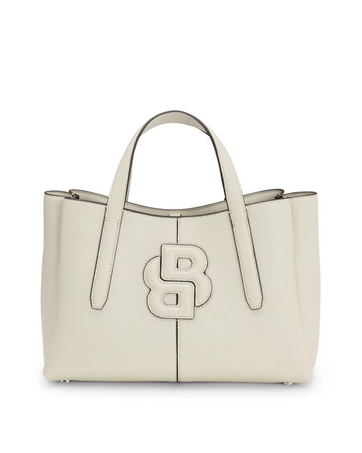 Boss Natural Tote Bag Mit Double-B-Monogramm