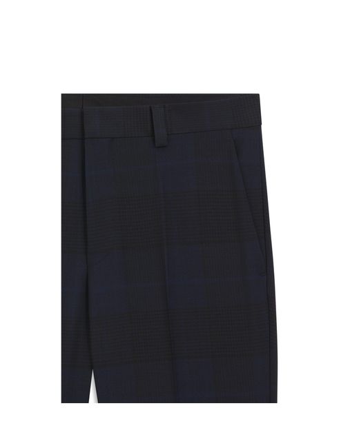 HUGO Blue Extra-Slim-Fit Trousers for men