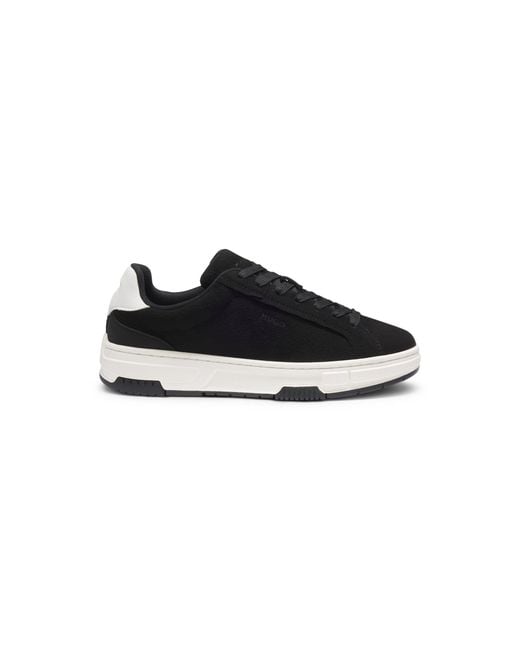 HUGO Black Low-Top Trainers for men