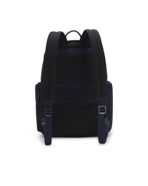 Boss Blue Backpack With Multiple Pockets for men
