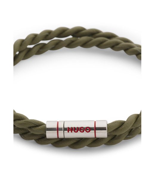 Bracciale Doppio di HUGO in Green da Uomo