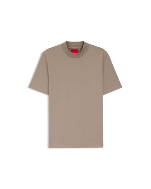 HUGO Light Brown Men's T-shirts Size M for men
