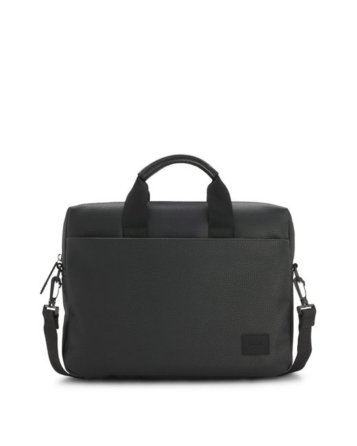 Porte-Documents Avec Patch Logoté HUGO pour homme en coloris Black