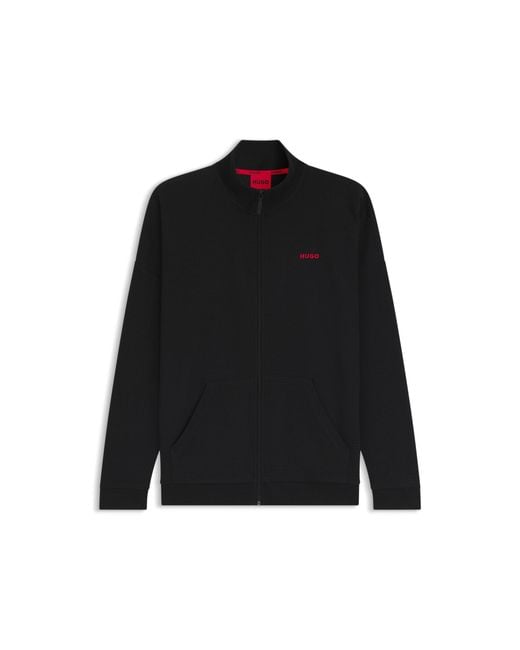 HUGO Black Relaxed-Fit Jacket for men