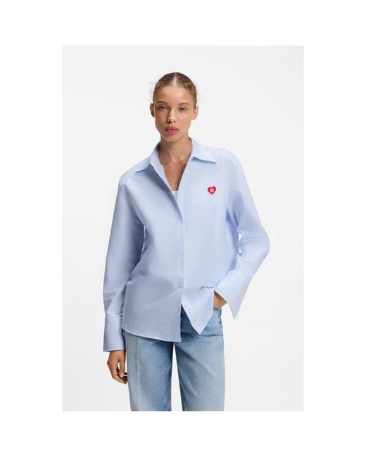 HUGO Blue Relaxed-Fit Blouse