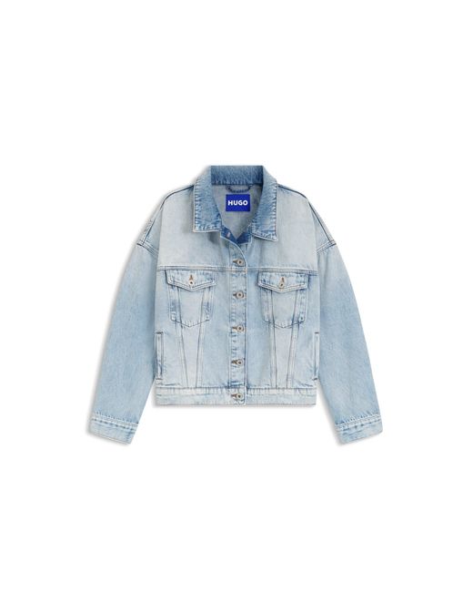 HUGO Blue Boxy-Fit Jacket