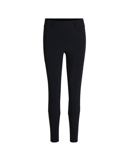 Boss Black Equestrian Slim-Fit Riding Leggings With Full Grip