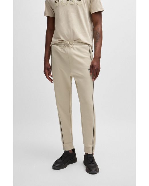 Boss Natural Light Beige Men's Jogging Pants Size Xl for men