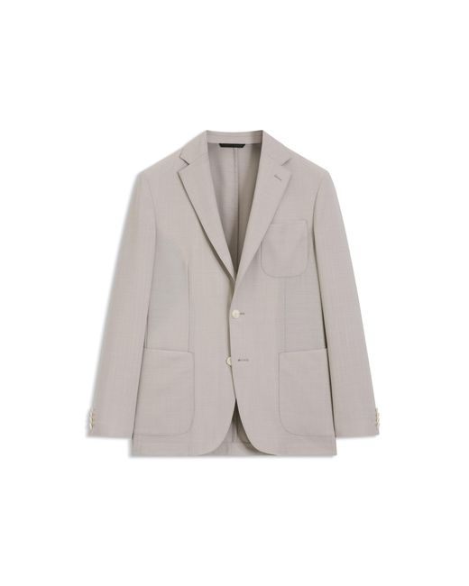 Boss Gray Slim-Fit Blazer for men
