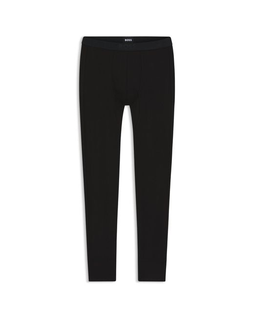 Boss Black Thermal Long Johns With Logo Waistband for men