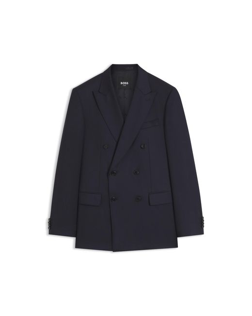 Boss Blue One Slim-Fit Suit Jacket for men