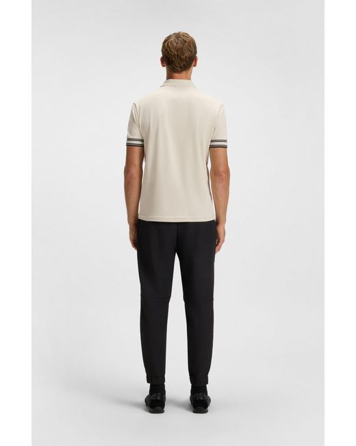 Boss Natural Light Beige Men's Polo Shirts Size Xxl for men